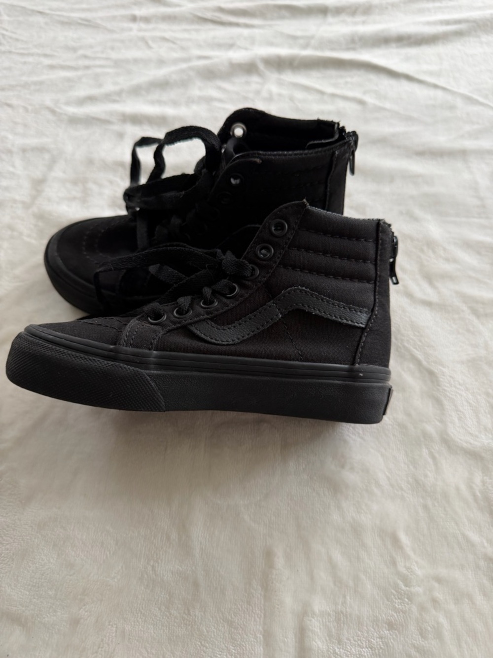 Vans Kids Black High-Top Sneakers